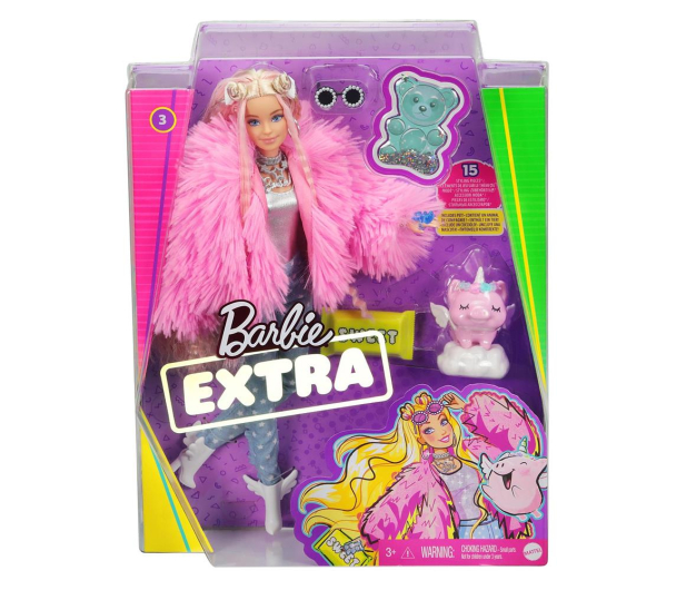 Barbie Fashionistas Extra Moda Lalka z akcesoriami - 1013939 - zdjęcie 5